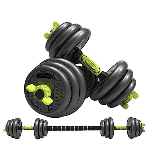 Hantel Fitness 4-in-1-Hantelset Mit Verstellbarer Stange Und Curlstange Und Zubehör, Kann Für Übungen Für Die Oberen Gliedmaßen Und Arme Zu Hause Verwendet Werden Fitnessgeräte Für Zuhause(20kg(10kg*2 von CHUNXVLI