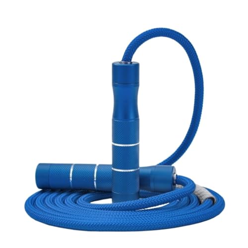 Springseil Heimtraining Verstellbare Länge, Gewichtetes Fitness-Springseil For Männer Und Frauen, Geeignet For Das Training Für Fitness Gewichtsverlust(Blue) von CHUNXVLI