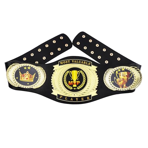 MVP Gürtel für wertvollste Spieler Championship Belt Trophäe Award Geschenk – Fußball, Baseball, Softball, Fußball, Basketball, Esports, Fantasy-Sport, Hockey-Turnier oder Liga-Gewinner Champion Belt MVP Gürtel für wertvollste Spieler Championship Belt Trophäe Award Geschenk – Fußball, Baseball, Softball, Fußball, Basketball, Esports, Fantasy-Sport, Hockey-Turnier oder Liga-Gewinner Champion Belt von CHXIXUE