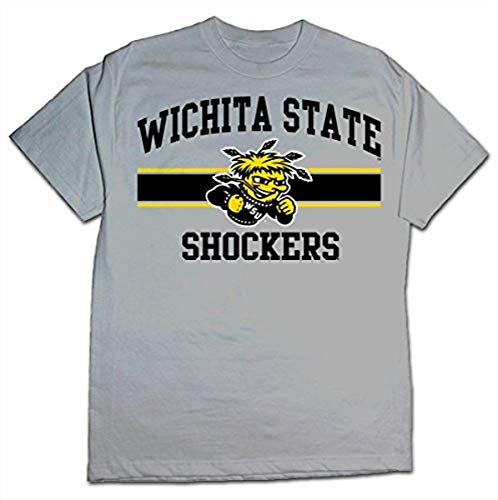 CI Sport NCAA Wichita State Shockers Stormster T-Shirt, kurzärmelig, Größe M, Athletic Heather von CI Sport