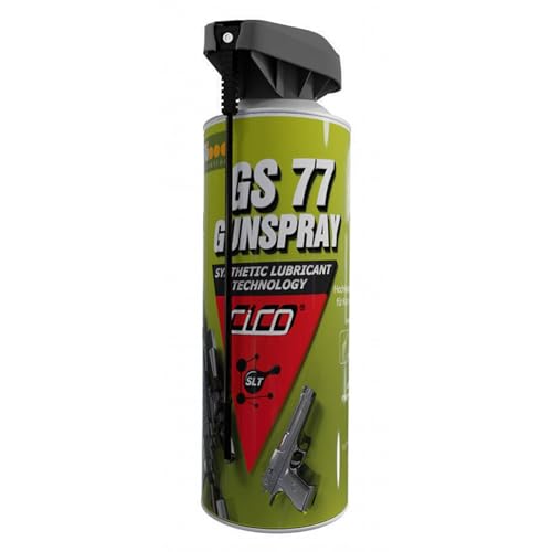 CICO GS 77 Gunspray 400ml Spray - temperaturbeständige Waffenpflege für Luftgewehr, Schreckschuss oder andere Waffen, Schmiermittel mit Korrosionsschutz, Pflege-Öl - Waffenreiniger CICO GS 77 Gunspray 400ml Spray - temperaturbeständige Waffenpflege für Luftgewehr, Schreckschuss oder andere Waffen, Schmiermittel mit Korrosionsschutz, Pflege-Öl - Waffenreiniger von CICO