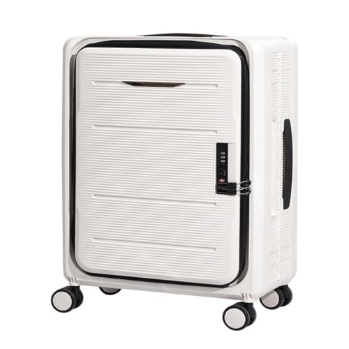 CIHNA Koffer Faltbarer Koffer mit Reißverschluss, multifunktionaler Reisetrolley, 20-Zoll-Boarding-Koffer mit Universalrädern und Passwortbox von CIHNA