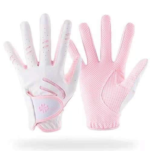 CINGHI LUSSO Kinder Golfhandschuh Mädchen Rosa Golfhandschuh Atmungsaktiv und Verschleißfest Kinder Golfhandschuhe Jungen Linke Hand und Rechte Hand M - Ein Paar CINGHI LUSSO Kinder Golfhandschuh Mädchen Rosa Golfhandschuh Atmungsaktiv und Verschleißfest Kinder Golfhandschuhe Jungen Linke Hand und Rechte Hand M - Ein Paar von CINGHI LUSSO