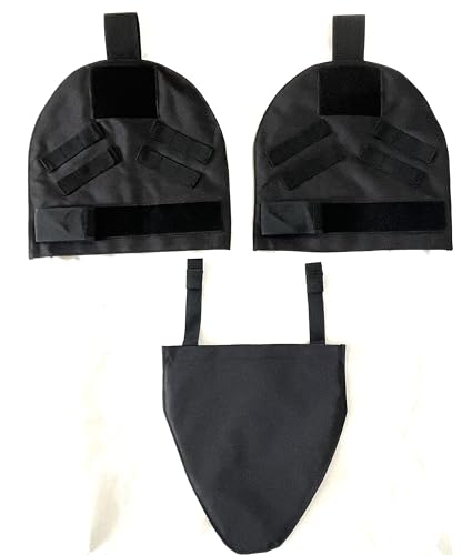 CIRVMP Airsoft Paintball Molle Outer Shoulder Guards Deltoid Protector Pads + Detachable Groin Pad Sets Nylon Black CIRVMP Airsoft Paintball Molle Outer Shoulder Guards Deltoid Protector Pads + Detachable Groin Pad Sets Nylon Black von CIRVMP