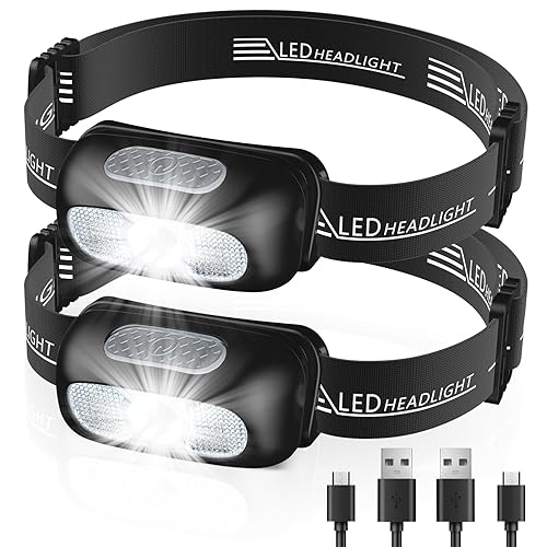 CIRYCASE Stirnlampe Frontscheinwerfer, Ultraleichte Kopflampe Stirnlampe LED Wiederaufladbar mit Rotlicht & 5 Lichtmodi für Erwachsene und Kinder, IPX4 Wasserdicht Frontscheinwerfer für Motor CIRYCASE Stirnlampe Frontscheinwerfer, Ultraleichte Kopflampe Stirnlampe LED Wiederaufladbar mit Rotlicht & 5 Lichtmodi für Erwachsene und Kinder, IPX4 Wasserdicht Frontscheinwerfer für Motor von CIRYCASE