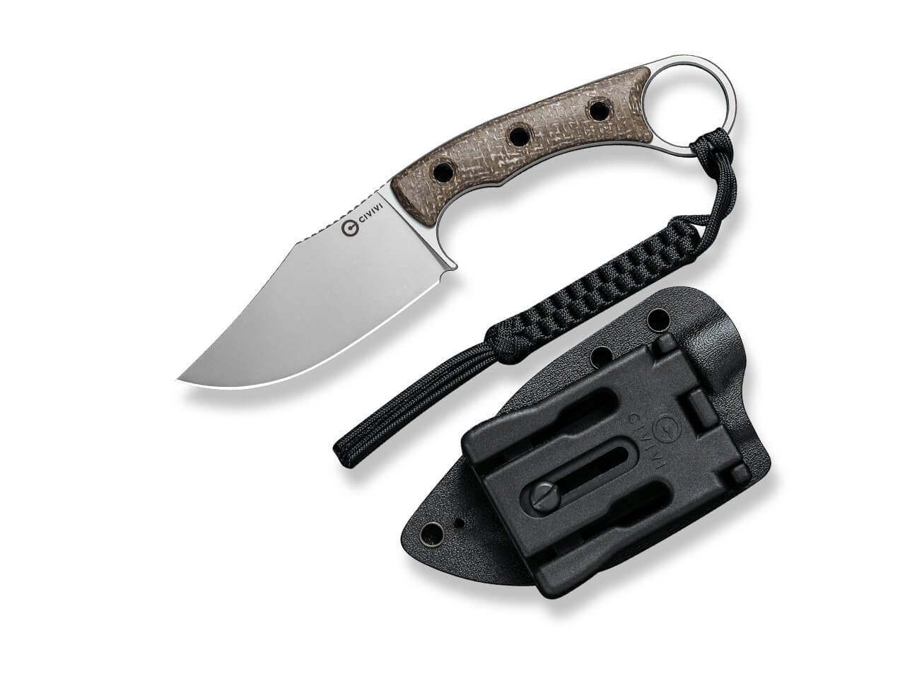 CIVIVI Survival Knife CIVIVI Midwatch Micarta Brown feststehendes Messer mit Scheide, (1 St) CIVIVI Survival Knife CIVIVI Midwatch Micarta Brown feststehendes Messer mit Scheide, (1 St) von CIVIVI