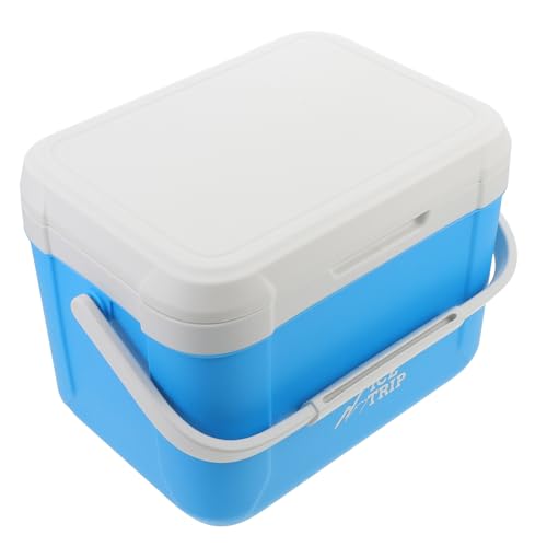 CIYODO Kühlbox Fürs Auto Kühlschrank Thermobehälter Isolierter Korb Lunchpaket Isoliert Isolierbehälter Isolierter Picknickbehälter Lebensmittelbehälter Isolierte Campingtasche Gummi Blue von CIYODO