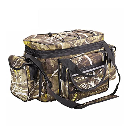 CJHZQYY Große Kapazität Anglertasche, Aufbewahrungstasche für Angelgeräte, Outdoor-Angelausrüstung, Zubehör-Set mit Verstellbaren Riemen, Fischtasche für das Angeln auf Karpfen im Freien CJHZQYY Große Kapazität Anglertasche, Aufbewahrungstasche für Angelgeräte, Outdoor-Angelausrüstung, Zubehör-Set mit Verstellbaren Riemen, Fischtasche für das Angeln auf Karpfen im Freien von CJHZQYY