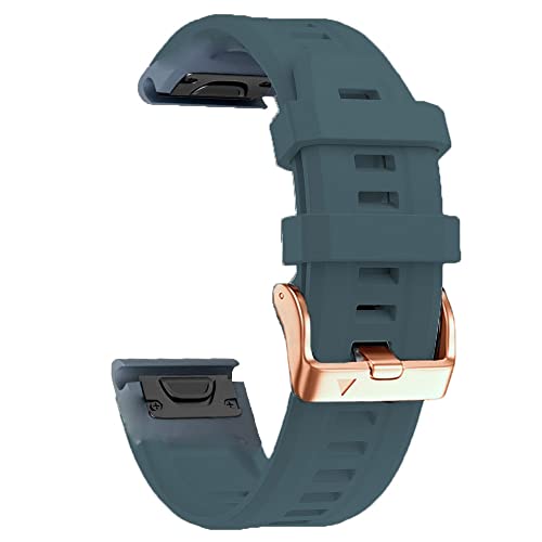 CJPXWCLC 20 mm Silikon-Schnellverschluss-Armband für Fenix ​​6 6S Pro 5 5S Plus Descent Mk2S D2 Uhr Easyfit Armband Correa von CJPXWCLC