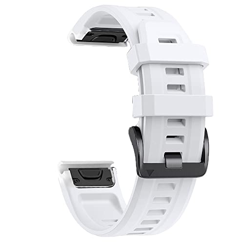 CJPXWCLC 20 mm Silikon-Schnellverschluss-Armband für Fenix ​​6 6S Pro 5 5S Plus Descent Mk2S D2 Uhr Easyfit Armband Correa von CJPXWCLC