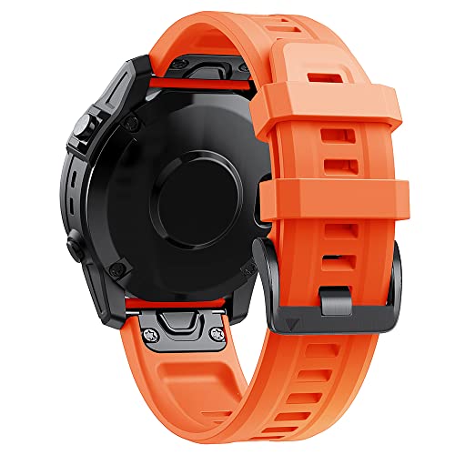 CJPXWCLC 22/26mm Uhrenarmbänder für Fenix ​​6 6X Pro 5 5X Plus 3HR 935 Smart Uhr Silikon Band Fenix ​​7X 7 6X Quick Easyfit Handgelenk Strap von CJPXWCLC