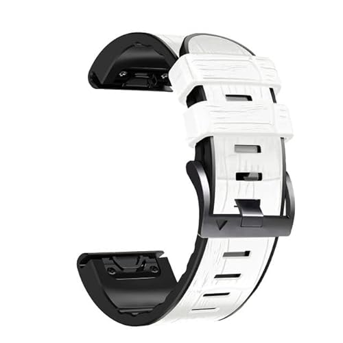 CJPXWCLC 22 26mm Leder Silikon Sport Armband Armband Für Fenix ​​6 6X Pro 7 7X 5X 5 Plus 3HR 935 Smart Uhr Quick Release Correa von CJPXWCLC