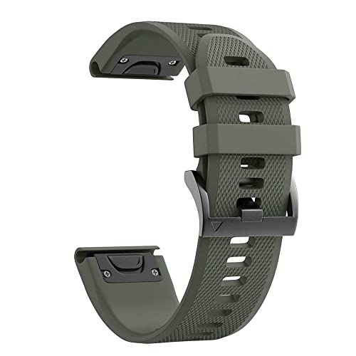 CJPXWCLC 22 26mm Leder Silikon Sport Armband Armband Für Fenix ​​6 6X Pro 7 7X 5X 5 Plus 3HR 935 Smart Uhr Quick Release Correa von CJPXWCLC