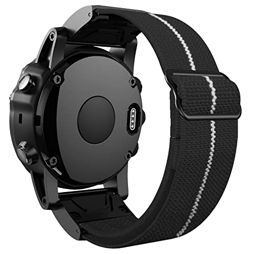 CJPXWCLC 22 mm Nylon-Schnellverschluss-Armband für Fenix ​​7 6 6X Pro 5 5Plus S60 935 Quatix5 Smart Watch Schnellverschluss-Zubehör von CJPXWCLC