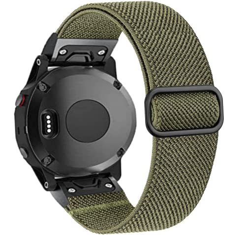 CJPXWCLC 22 mm Nylon-Schnellverschluss-Armband für Fenix ​​7 6 6X Pro 5 5Plus S60 935 Quatix5 Smart Watch Schnellverschluss-Zubehör von CJPXWCLC