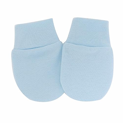 Fäustlinge für Babys und Kleinkinder, für Kinder, 4 Paar, Fleece-Handschuhe, für den Winter, warm, mit Sherpa gefüttert, für Kinder, doppellagig, warme Strick-Fäustlinge (blau, Einheitsgröße) von CJPXWCLC