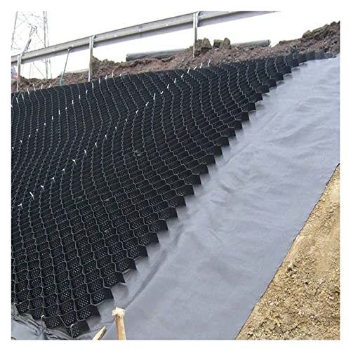 CJWQQ Boden-Geo-Gitter zur Hangerosionskontrolle – erweiterbare, breite, robuste Bodenstabilisierungspflaster aus Polyethylen, 5 cm/10 cm hoch, Tragkraft: 4400 lbs (Farbe: 5 cm/2 von CJWQQ