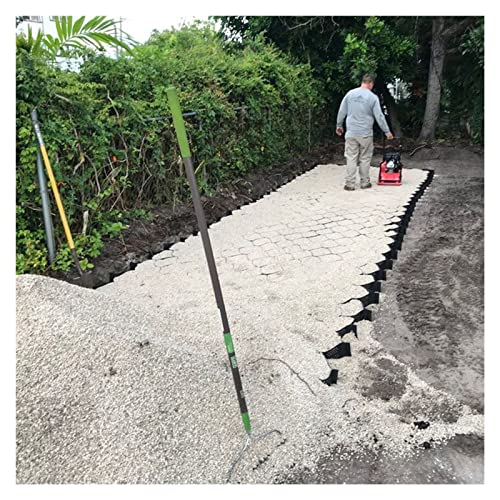 CJWQQ Geo Grid Bodengitter für Gras/Sand/Kies/Steine/Beton/Schlamm – flexible, Faltbare Polyethylen-Kiesgitter, schneiden, 5/7/10 cm hoch, 3 m/5 m/10 m/20 m/50 m (Farbe: 10 von CJWQQ
