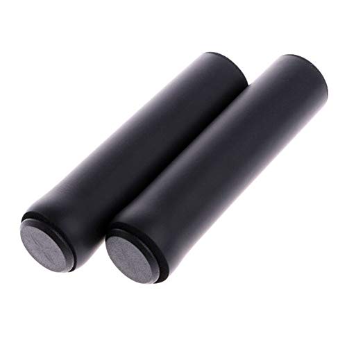 CKryzillix Fahrrad Griffe,Lenkergriffe 1Pair Fahrrad-Weichschaum Schwamm Lenkergriffe Cover Outdoor Berg-Radfahren BMX MTB Fahrrad-Silikon Grip Anti-Rutsch-Lenker(Black) von CKryzillix