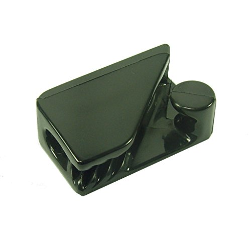 Bootskiste Clamcleat Fenderclips Tau Ø 3-6 mm in schwarz von Plastimo