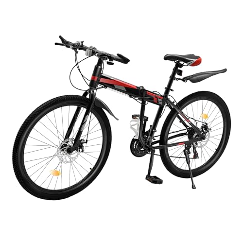 CLEADONG 26 Zoll Mountainbike, 21-Gang Klappfahrrad Mountainbike Erwachsenen Fahrrad Klappbar Rennrad, für Herren, Damen, Jungen CLEADONG 26 Zoll Mountainbike, 21-Gang Klappfahrrad Mountainbike Erwachsenen Fahrrad Klappbar Rennrad, für Herren, Damen, Jungen von CLEADONG
