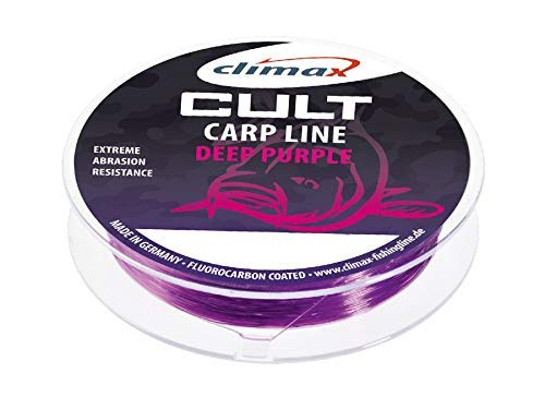 CULT Deep Purple Climax Angelschnur Karpfenschnur Fluorocarbon ummantelt 0,28mm von CLIMAX Carp Cult