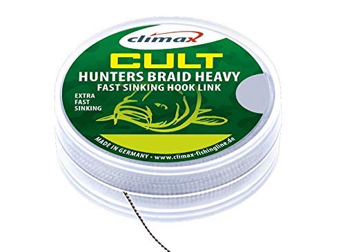 Climax Cult CARP Heavy Hunters Braid 20m 20/30 lb Weed Hooklink Vorfachmaterial Braid Größe 30lb / 13,6Kg Climax Cult CARP Heavy Hunters Braid 20m 20/30 lb Weed Hooklink Vorfachmaterial Braid Größe 30lb / 13,6Kg von Climax