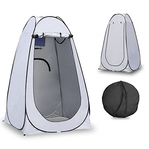 CLIPOP Pop Up Toilettenzelt Umkleidezelt, Outdoor Camping Duschzelt, Anti UV Ankleidezelt für Strand, Angeln, Baden, mit Tragetasche CLIPOP Pop Up Toilettenzelt Umkleidezelt, Outdoor Camping Duschzelt, Anti UV Ankleidezelt für Strand, Angeln, Baden, mit Tragetasche von CLIPOP