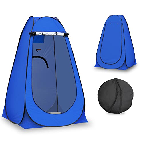 CLIPOP Pop Up Toilettenzelt Umkleidezelt, Outdoor Camping Duschzelt, Anti UV Ankleidezelt für Strand, Angeln, Baden, mit Tragetasche von CLIPOP