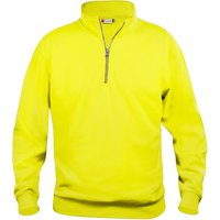 CLIQUE Basic 1/2-Zip Sweatshirt Herren 11 - visibility gelb S von CLIQUE