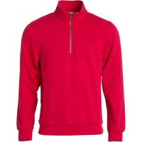 CLIQUE Basic 1/2-Zip Sweatshirt Herren 35 - rot 3XL CLIQUE Basic 1/2-Zip Sweatshirt Herren 35 - rot 3XL von CLIQUE