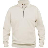CLIQUE Basic 1/2-Zip Sweatshirt Herren 815 - helles beige L von CLIQUE