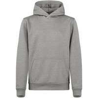 CLIQUE Basic Active Hoodie Kinder 95 - grau meliert 160 cm von CLIQUE