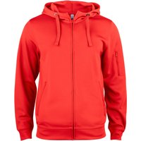 CLIQUE Basic Active Kapuzenjacke 35 - rot XL von CLIQUE