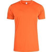 CLIQUE Basic Active Sportshirt Herren 170 - visibility orange L von CLIQUE