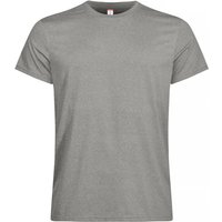 CLIQUE Basic Active Sportshirt Herren 95 - grau meliert M von CLIQUE