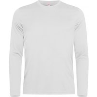 CLIQUE Basic Active langarm Sportshirt Herren 00 - weiß S von CLIQUE