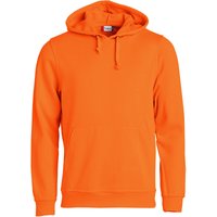 CLIQUE Basic Hoodie 170 - visibility orange M von CLIQUE