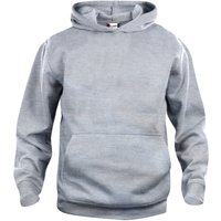 CLIQUE Basic Hoodie Kinder 95 - grau meliert 160 cm von CLIQUE