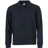 CLIQUE Basic Polo Sweatshirt Herren 580 - dunkelblau S CLIQUE Basic Polo Sweatshirt Herren 580 - dunkelblau S von CLIQUE