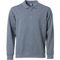 CLIQUE Basic Polo Sweatshirt Herren 95 - grau meliert 4XL CLIQUE Basic Polo Sweatshirt Herren 95 - grau meliert 4XL von CLIQUE