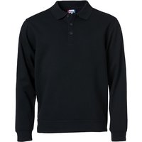 CLIQUE Basic Polo Sweatshirt Herren 99 - schwarz 5XL CLIQUE Basic Polo Sweatshirt Herren 99 - schwarz 5XL von CLIQUE