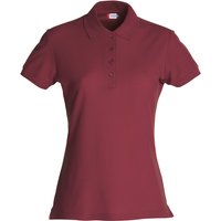 CLIQUE Basic Poloshirt Damen 38 - bordeaux XL von CLIQUE