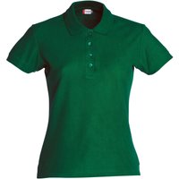 CLIQUE Basic Poloshirt Damen 68 - flaschengrün XS von CLIQUE