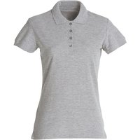 CLIQUE Basic Poloshirt Damen 95 - grau meliert XS von CLIQUE