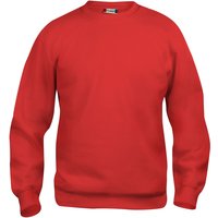 CLIQUE Basic Roundneck Sweatshirt 35 - rot M von CLIQUE