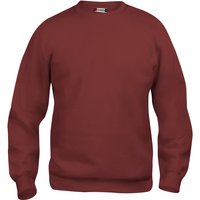 CLIQUE Basic Roundneck Sweatshirt 38 - bordeaux L von CLIQUE