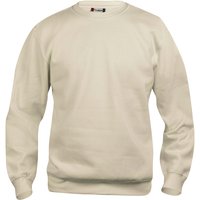 CLIQUE Basic Roundneck Sweatshirt 815 - helles beige XXL von CLIQUE