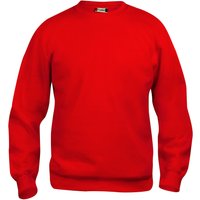 CLIQUE Basic Roundneck Sweatshirt Kinder 35 - rot 160 cm von CLIQUE