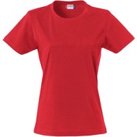 CLIQUE Basic T-Shirt Damen 35 - rot XS von CLIQUE